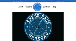 Desktop Screenshot of presspassmentors.org