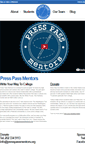 Mobile Screenshot of presspassmentors.org